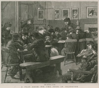 Une salle de jeux pour les pauvres à Islington : La salle générale - English School