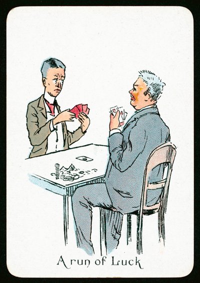 Un coup de chance (lithographie en couleur) - English School