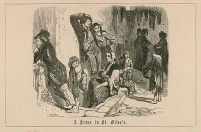 Une scène à St Giles - English School