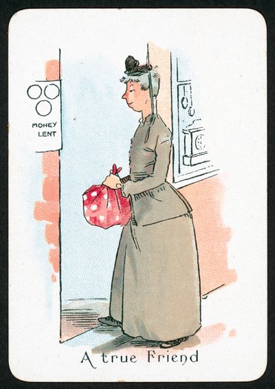 Un véritable ami (lithographie en couleur) - English School