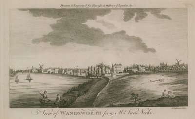 Vue de Wandsworth depuis M. Van Necks - English School