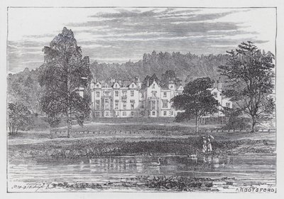 Abbotsford (gravure) - English School