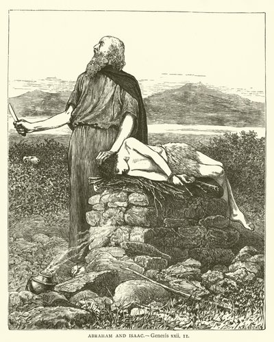 Abraham et Isaac, Genèse, xxii - English School