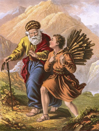 Abraham et Isaac en route pour Moriah - English School