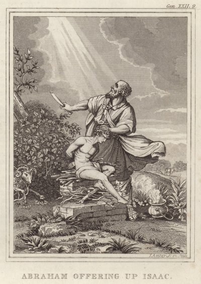 Abraham offrant Isaac - English School