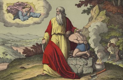 Abraham offrant Isaac - English School