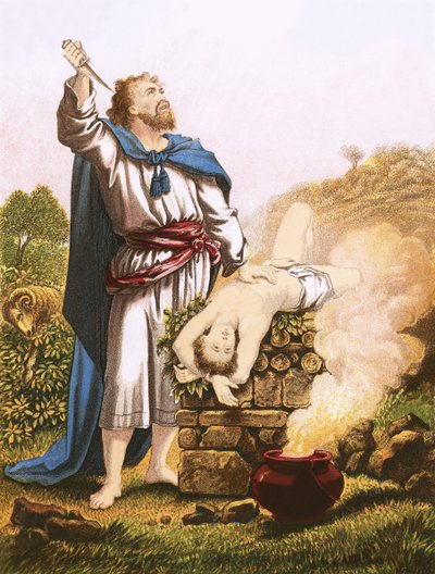 Abraham offrant Isaac - English School