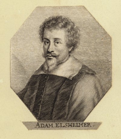 Adam Elsheimer, gravure par Johann Georg Waldreich - English School