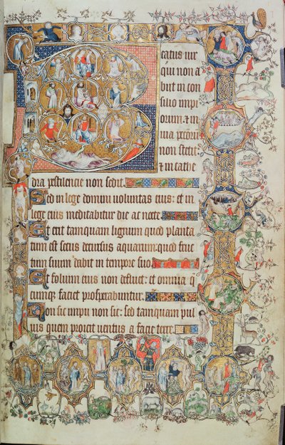 Initiale historiée 