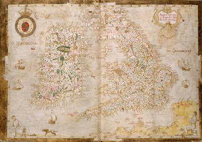 Carte de Grande-Bretagne et d