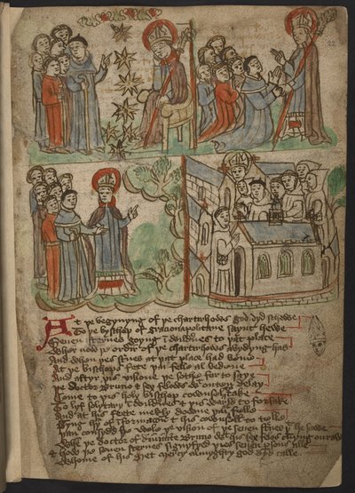 La Miscellanea Cartusienne (Prose et vers religieux) en anglais du Nord, y compris un résumé des voyages de Mandeville - English School
