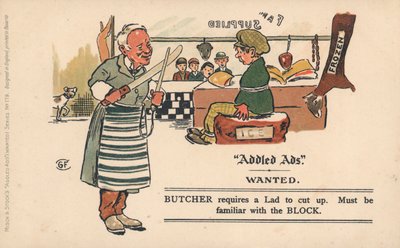 Carte postale Addled Ads - English School
