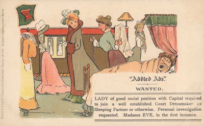 Carte postale Addled Ads - English School