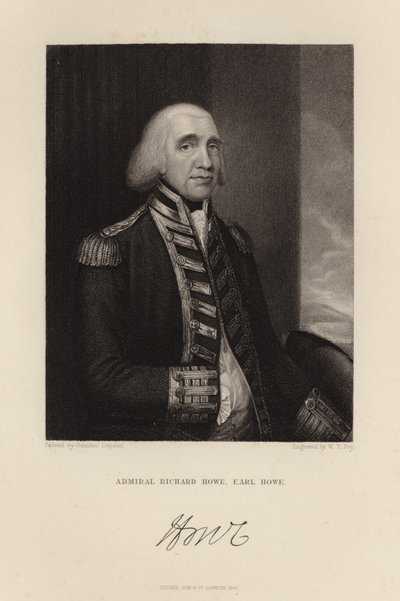 Amiral Richard Howe - English School