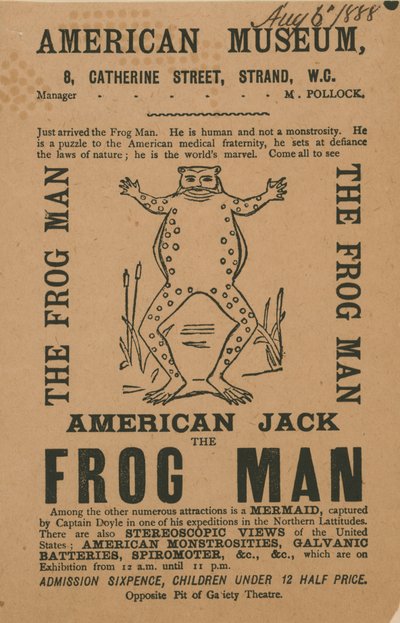 Publicité pour le Musée américain - English School