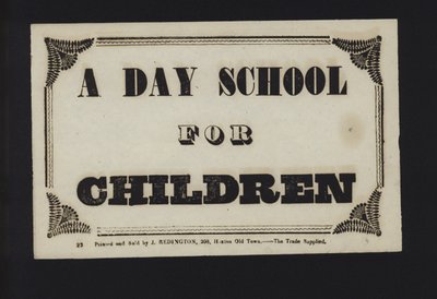 Annonce : Une école de jour pour enfants (type) - English School