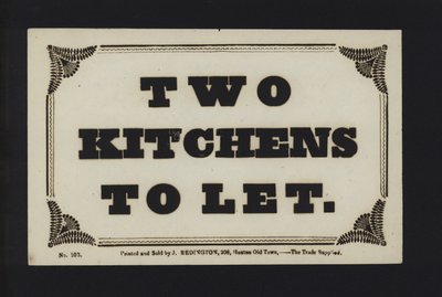 Annonce : Deux cuisines à louer - English School