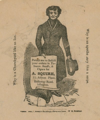 Publicité pour A Squire - English School