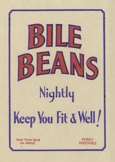 Publicité pour Bile Beans - English School