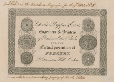 Publicité pour Charles Skipper & East - English School