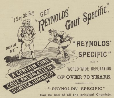 Publicité pour le Spécifique de Reynolds - English School