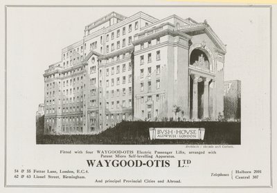 Publicité pour Waygood-Otis Limited - English School