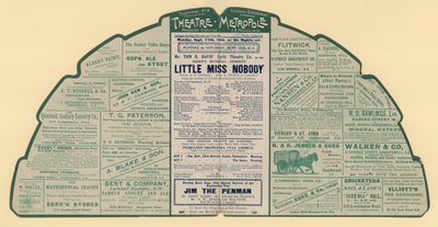 Prospectus pour le Theatre Metropole, Peckham, Londres - English School