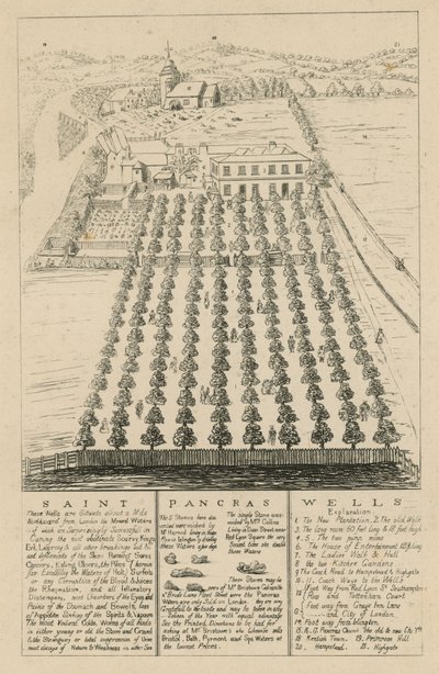 Vue aérienne de St Pancras Wells - English School