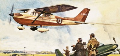 Avion volant dans la Coupe du Roi, commencée en 1922 - English School