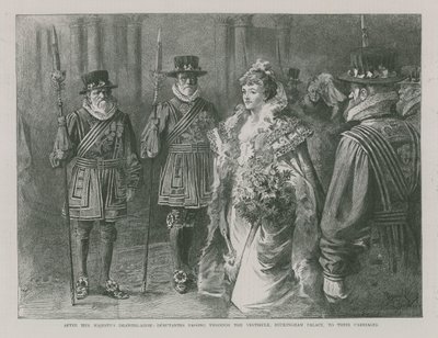 Après le salon de Sa Majesté - English School
