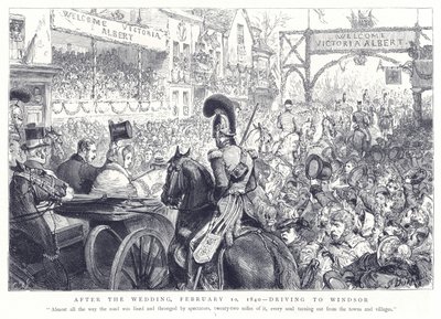 Après le Mariage, 10 février 1840, En Route pour Windsor - English School