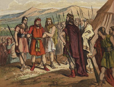 Agag amené devant Samuel - English School