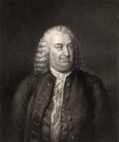 Albert de Haller, gravé par W. Holl, de 
