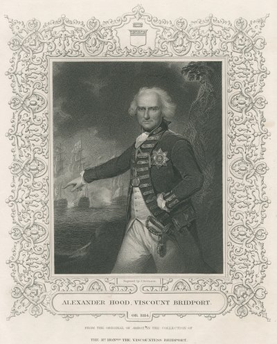 Alexander Hood, 1er vicomte Bridport, illustration de 