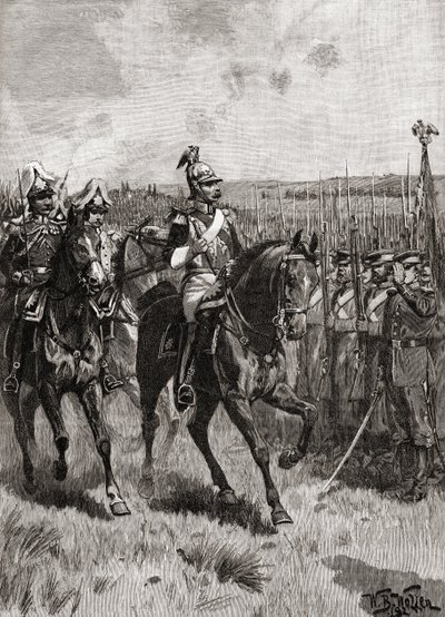 Alexandre II de Russie passant en revue son armée à Sébastopol pendant la guerre de Crimée - English School