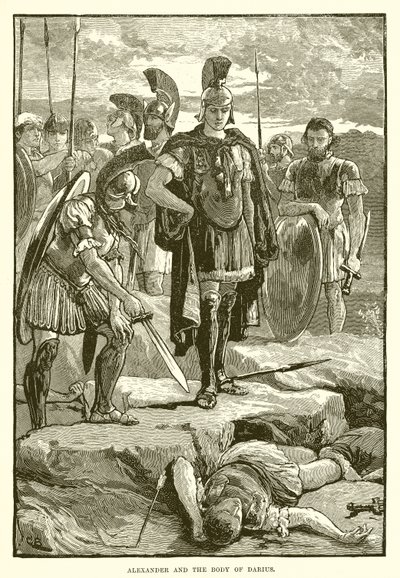 Alexandre et le corps de Darius - English School