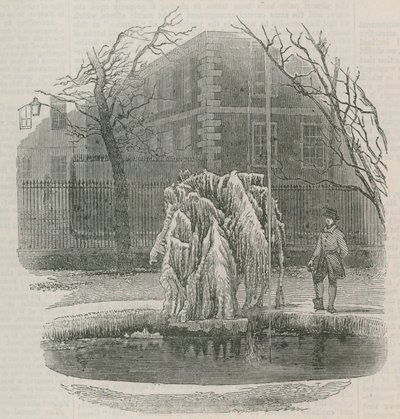 Un arbre de glace dans Middle Temple - English School