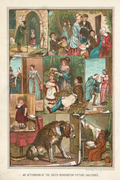 Un après-midi aux galeries de tableaux de South Kensington - English School