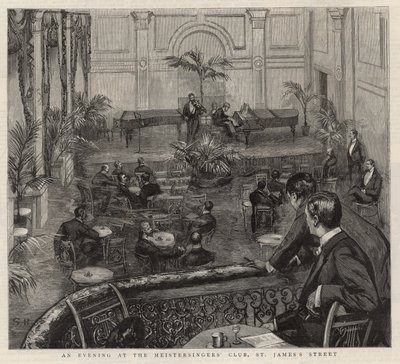 Une soirée au Meistersingers Club - English School