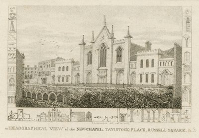 Vue idéographique de la nouvelle chapelle - English School