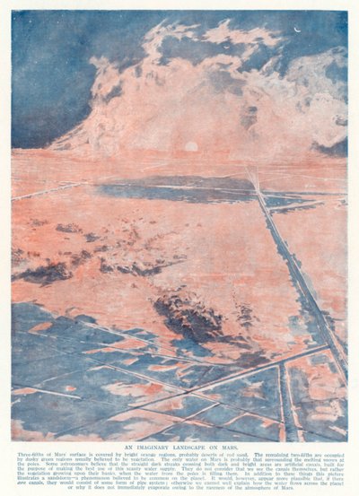 Un paysage imaginaire sur Mars - English School