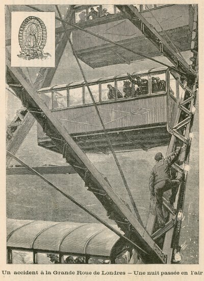 Un incident sur la Grande Roue à Londres - une nuit dans les airs - English School