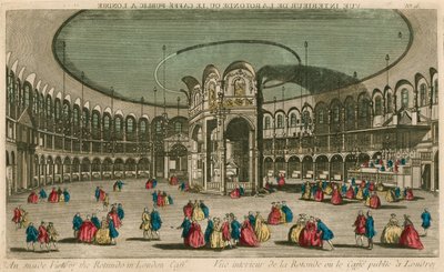 Vue intérieure de la Rotonde au London Caffe - English School