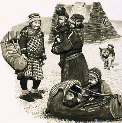 Peuples anciens du monde : Lapons - English School