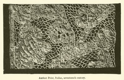 Point ancien, italien, dix-septième siècle - English School
