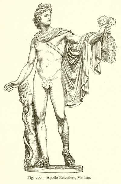 Apollon du Belvédère, Vatican - English School