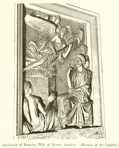 Apothéose de Faustine, épouse de Marc Aurèle (Musée du Capitole) - English School