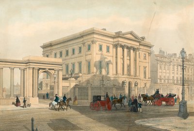 Apsley House et entrée de Hyde Park Corner, Piccadilly, Londres - English School