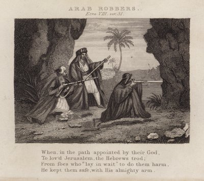 Voleurs arabes, Esdras VIII, verset 31 - English School