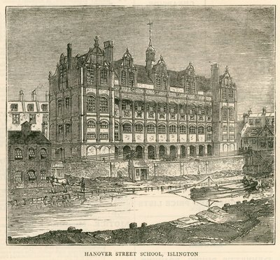 Architecture du London School Board : Hanover Street School, Islington, Londres - English School